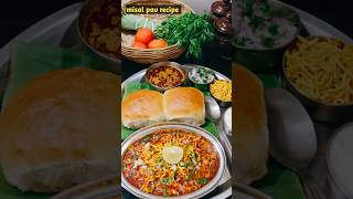 misal pav recipe in Marathi  misal recipe reel youtubeshort recipe [upl. by Wilow]