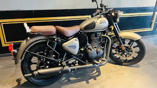 🔥2024 Royal Enfield Classic 350 Gunmetal Grey Colour Details Review On Road Price Mileage Features [upl. by Nadabb260]