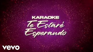 La Arrolladora Banda El Limón De René Camacho  Te Estaré Esperando Karaoke [upl. by Kippie]