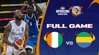 Cote dIvoire v Gabon  Full Basketball Game  FIBA AfroCAN 2023 [upl. by Elyrpa]