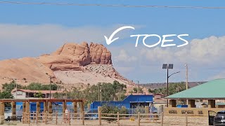 Come for a trail hike with me to the top of quotThe Toesquot in Kayenta Arizona [upl. by Eralcyram]