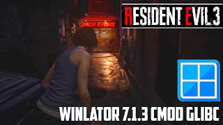 RESIDENT EVIL 3  REMAKE WINLATOR 713 CMOD GLIBC ANDROID GAMEPLAY  НАСТРОЙКИ ИГРЫ [upl. by Goldshell6]