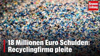 Recyclingfirma pleite 65 Mitarbeiter zittern  kronetv NEWS [upl. by Retlaw]