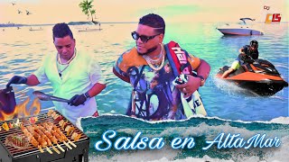 SALSA EN ALTAMAR CON CONCINA DELIVERY BOCA CHICA REPUBLICA DOMINICANA LIVE DJ JOE CATADOR [upl. by Jorgensen476]