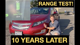 Chevy Volt EV RANGE Test  10 YEARS LATER [upl. by Eatnom]