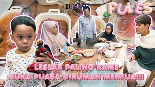 PULES  LESLAR BUKA PUASA BERSAMA KELUARGA ABANG L FOKUS NGOBROL SAMA OMA amp OPA [upl. by Stillmann]