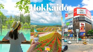 JAPAN TRAVEL VLOG Summer in Hokkaido  Exploring Sapporo Otaru Asahikawa 🌻 [upl. by Nie578]