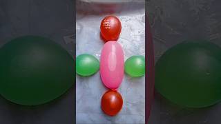 🔴🟣Pinked colour big papaya water balloons pop reverse asmr shortvideo ❤️❤️💕💕 [upl. by Siraved757]