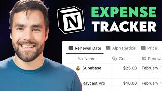 Notion Masterclass Build an Expense Tracker from Scratch [upl. by Nael]