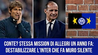 IERI ALLEGRI OGGI CONTE TRAMITE GLI ARBITRI METTONO PRESSIONE ALLINTER PERCHÉ LA TEMONO [upl. by Skyler]