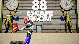 88 Escape Room All Levels Fortnite Tutorial [upl. by Delly445]