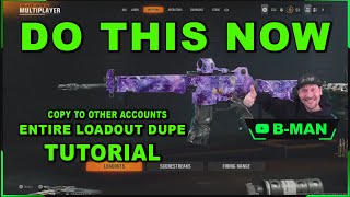 BO6 Glitch THE TUTORIAL  ENTIRE LOADOUT DUPLICATION GLITCH  CAMO DUPE  PERK DUPE  AND MORE [upl. by Stewart]