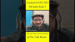 gate exam  gate exam preparation  gate exam preparation strategy  iit bombay  IIT  MTech [upl. by Nonohcle]