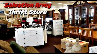 Salvation Army Thrift Store  Great Quality Furniture And Deals [upl. by Nocaed]