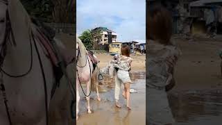 Horse riding 🐎 👌 song newvideostutas trendingshorts sameerabbasi love modelsameerabbasi [upl. by Nnoryt]