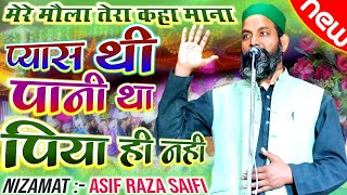 बिहार में क्या रंग जमाया आसिफ़ रज़ा सैफी साहब ने  New Nizamat Asif Raza Saifi  New 2022 Naqabat [upl. by Tom]