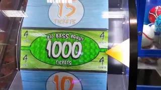 Winning 1000 Tickets on Big Bass Wheel Pro 2 [upl. by Dyann]