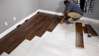 How to Install Laminate Flooring for beginners [upl. by Dulcine933]