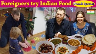 Foreigners Try Indian Food  GULAB JAMUN DAHI VADA SHAHI PANEER Indian Food Reaction  Finland [upl. by Riccio]