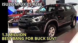 2019 Isuzu MuX review  in depth tour 19 RZ4E LS 4x2 base model Philippines [upl. by Nuhsyar869]