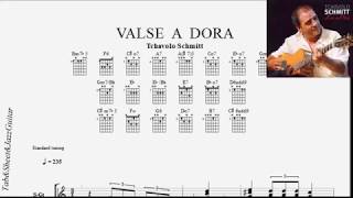 Valse a Dora Tchavolo Schmitt Tab Sheet JazzGuitar [upl. by Kcirdez705]