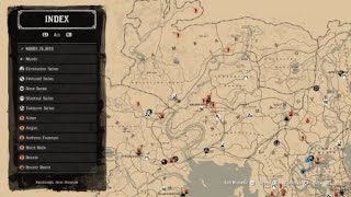 Red Dead Redemption 2 Cattail Pond Treasure Map [upl. by Odnolor]