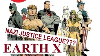 EARTH 10  EARTH X NAZI WORLD DC Multiverse Origins [upl. by Ancell]