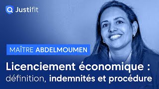 Licenciement économique  définition indemnités et procédure  Maître Nedra ABDELMOUMEN [upl. by Nollad]