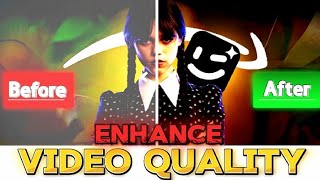 how to enhance video quality on android video enhancer app Wink video enhancer [upl. by Karlens]