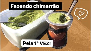 CURANDO A CUIA E FAZENDO CHIMARRÃO PELA PRIMEIRA VEZ [upl. by Gnuh592]