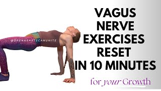 Vagus Nerve Reset Exercises to relax and release in 10 mins [upl. by Yrret887]