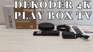 Play BoxTV  cz1  unboxing  specyfikacja [upl. by Itraa]