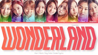 gugudan 구구단 Wonderland Color Coded Lyrics HanRomEng [upl. by Jacquenetta8]