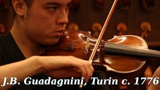 JB Guadagnini Turin c 1776  Violin Demonstration [upl. by Kaufmann]