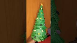 DIY Christmas tree🌲diy papercraft ytshortscristmasdecor youtubepartnerviralarpitasworld00 [upl. by Aamsa]