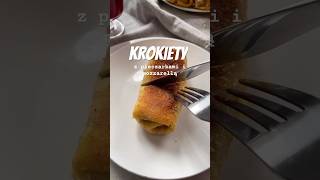 Krokiety z pieczarkami i mozzarellą [upl. by Fiorenze]