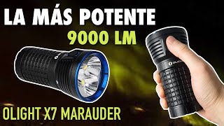 Olight X7 Marauder la Linterna MÁS POTENTE 9000LM  Review [upl. by Virginia]