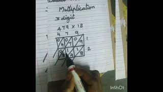 Tamil explanation for Lattice method in multiplication 3 digit number [upl. by Doris]