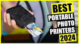 TOP Best Portable Photo Printer 2024 [upl. by Perlie]