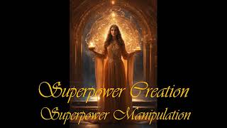 Superpower Creation Superpower Manipulation [upl. by Akilat]