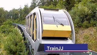 Hungerburgbahn Innsbruck  Funicular NORDKETTENBAHN  Station Congres  Alpenzoo  Hafelekar [upl. by Ecinwahs]