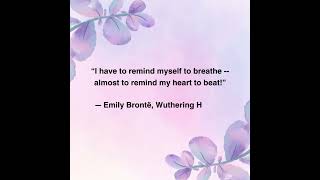 quote from Emily brontë wuthering heights [upl. by Oralee906]