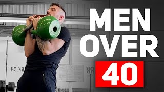 5 Kettlebell Exercises For Men Over 40  WORKOUT INCLUDED [upl. by Aurelio]