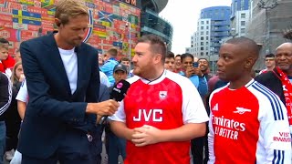 Dan Potts Appearance on TNT Sports ahead of Arsenal vs Brighton ft Peter Crouch and Martin Keown [upl. by Christensen]