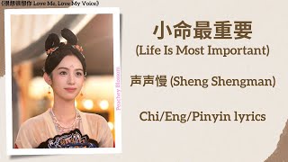 小命最重要 Life Is Most Important  声声慢 Sheng Shengman《很想很想你 Love Me Love My Voice》ChiEngPinyin [upl. by Hanschen]