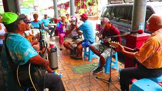 TAHITI NUI SONG Classic Tahitian Song Live Street Performance [upl. by Esela]