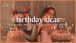 teen birthday ideas  33 party  activity ideas [upl. by Nnanerak]