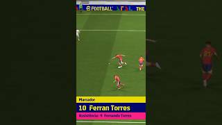 FERRAN TORRES no efootball 25 mobile efootball football oficialpes futebol pes [upl. by Letch127]