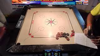 CARROM LIVE MS PQ  ABHIJITI TRIPANKAR PUNE VS AKHTAR ANSARI DHULE carromlive [upl. by Shulem]