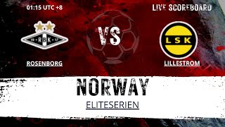 Rosenborg VS Lillestrom NORWAY Eliteserien LIVESCORE [upl. by Karlow]